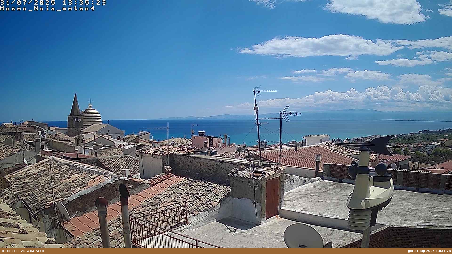 immagine della webcam nei dintorni di Schiavonea di Corigliano: webcam Trebisacce